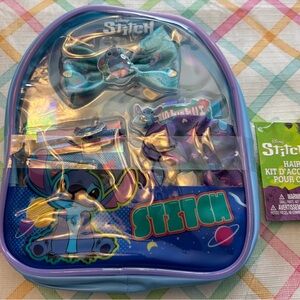 Disney Stitch Kids Toy Hair Accessory Set - Blue and Purple